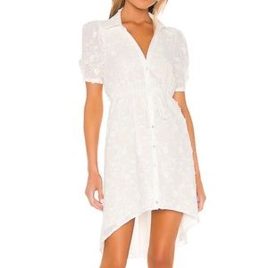 MAJORELLE Conrad Midi Dress in White Floral